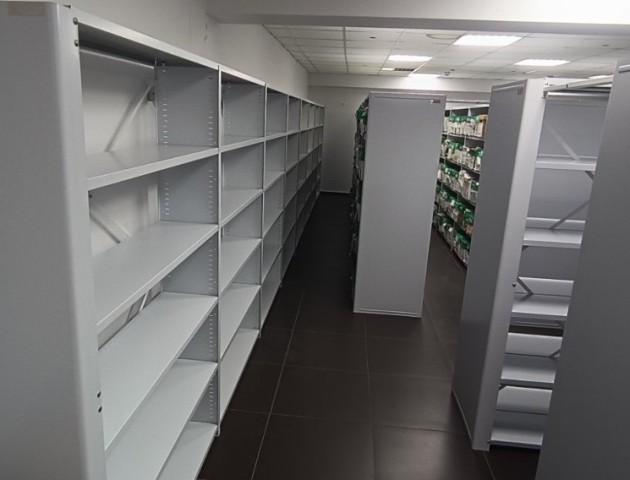стационарные стеллажи для архива
